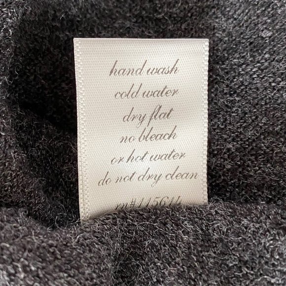 Aina Be Women's Knit Long Sleeve Sweater Tunic Dress, Gray, Size Medium - Picture 7 of 9